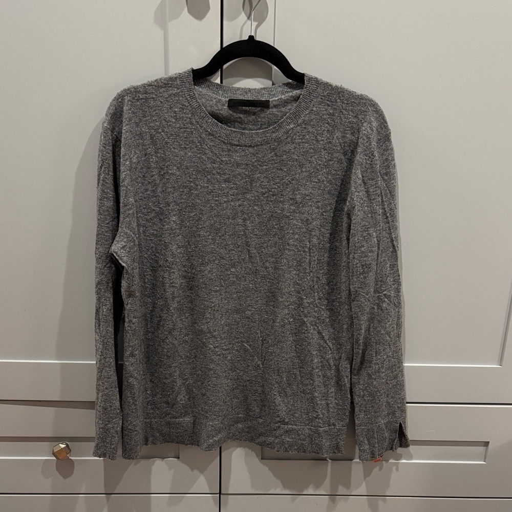 Jenni Kayne Heather Gray Knit Sweater